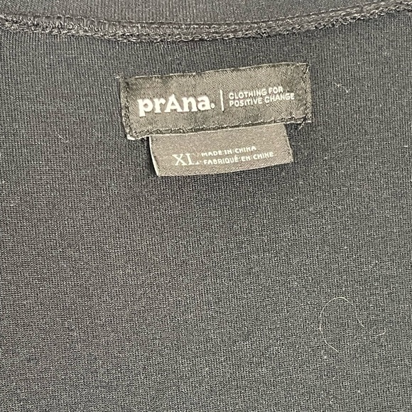 PrAna | Foundation Wrap Dress Black Comfort Athleisure - Picture 4 of 6